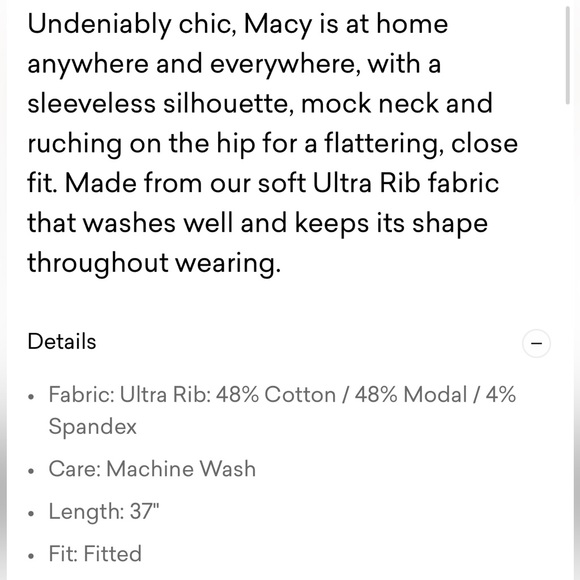 MICHAEL STARS NWOT MACY RIBBED TURTLENECK DRESS - Picture 5 of 5